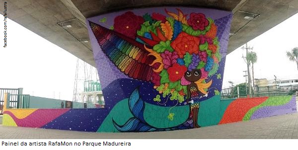 painel no Parque Madureira