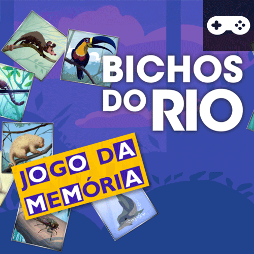 Jogo da Memória - Bichos do Rio