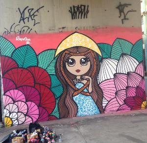 Arte urbana em defesa de causas ambientais