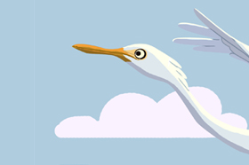 Garça-branca (<em>Ardea alba</em>)