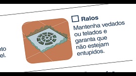 Ralos, piscinas e lixo