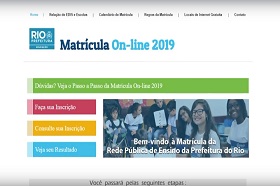 Matrícula 2019 - Guia passo a passo